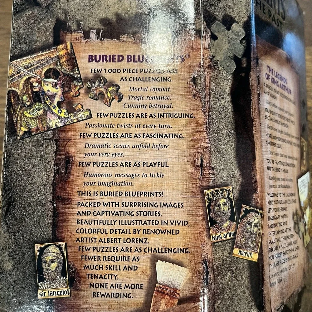 BURIED BLUEPRINTS: The‎ Legends Of King Arthur Bepuzzled